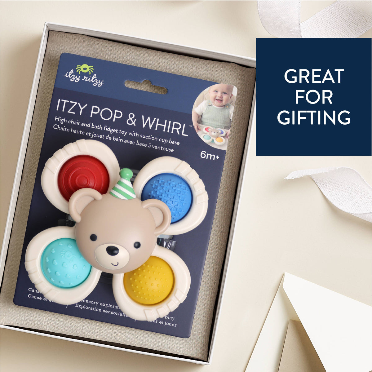 *NEW* Itzy Pop & Whirl™ Circus -Bath, Travel, & Mealtime Toy