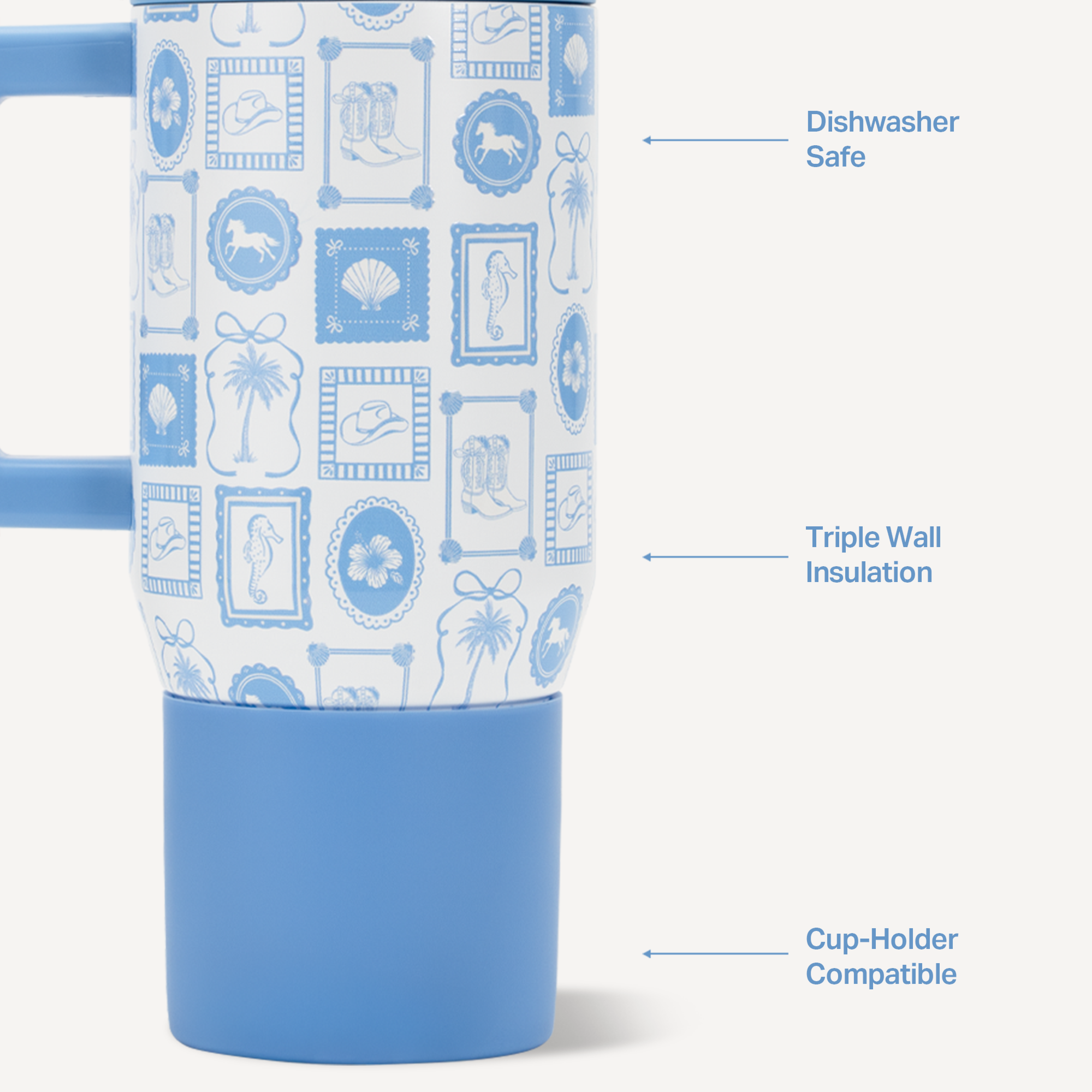 Coastal Cowgirl 20oz Traveler Tumbler