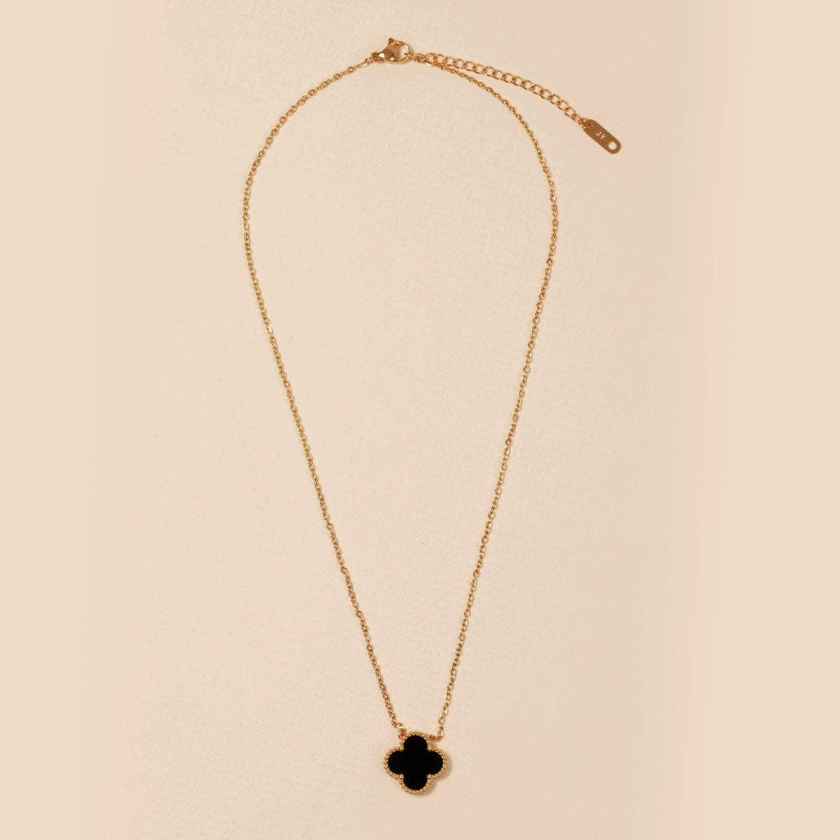 Floral Charm 18K Gold Necklace