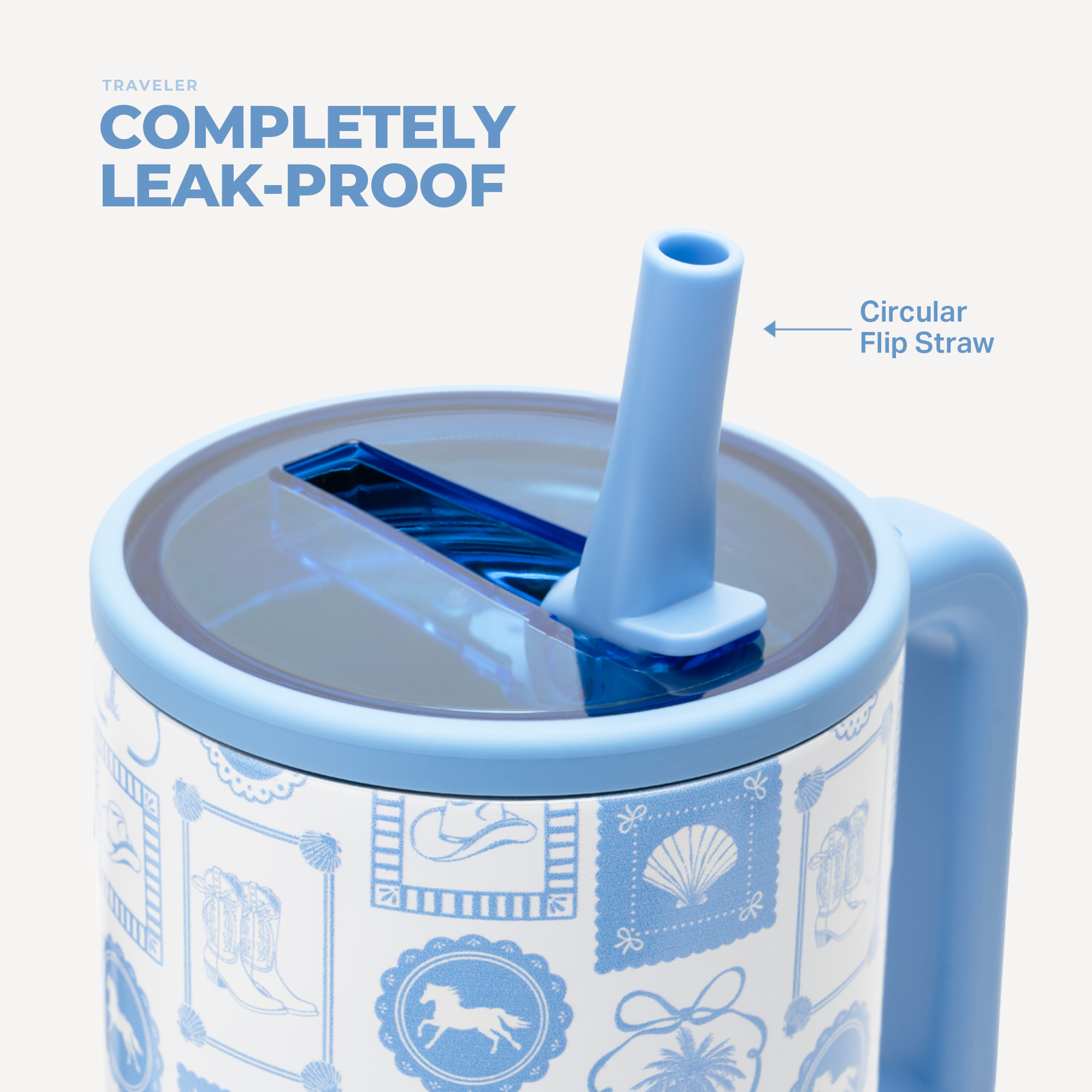Coastal Cowgirl 20oz Traveler Tumbler