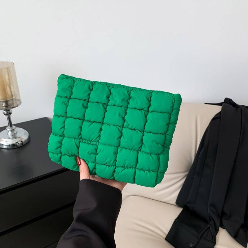 Quilted Puffy Pouch