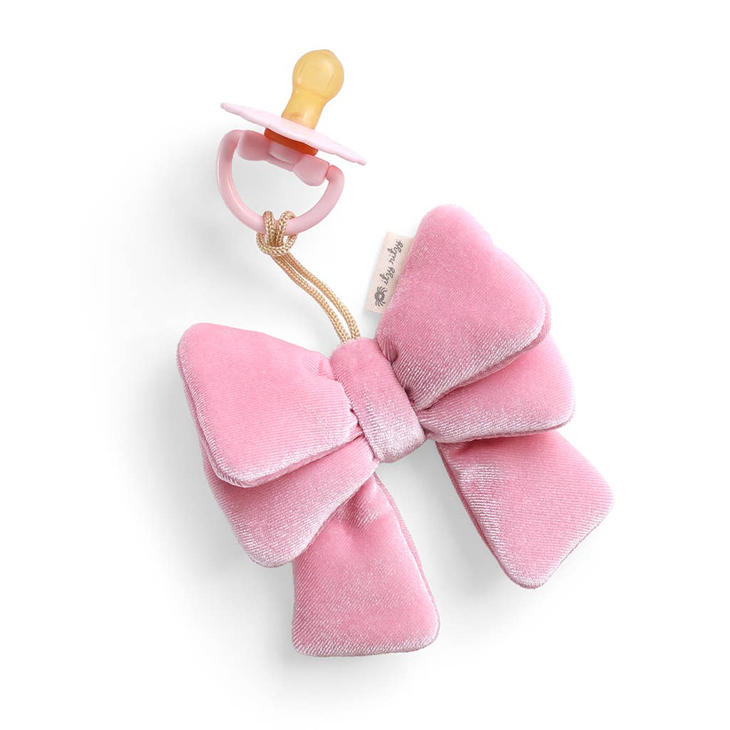 *NEW OPTIONS* Bitzy Pal Natural Rubber Pacifier & Plush