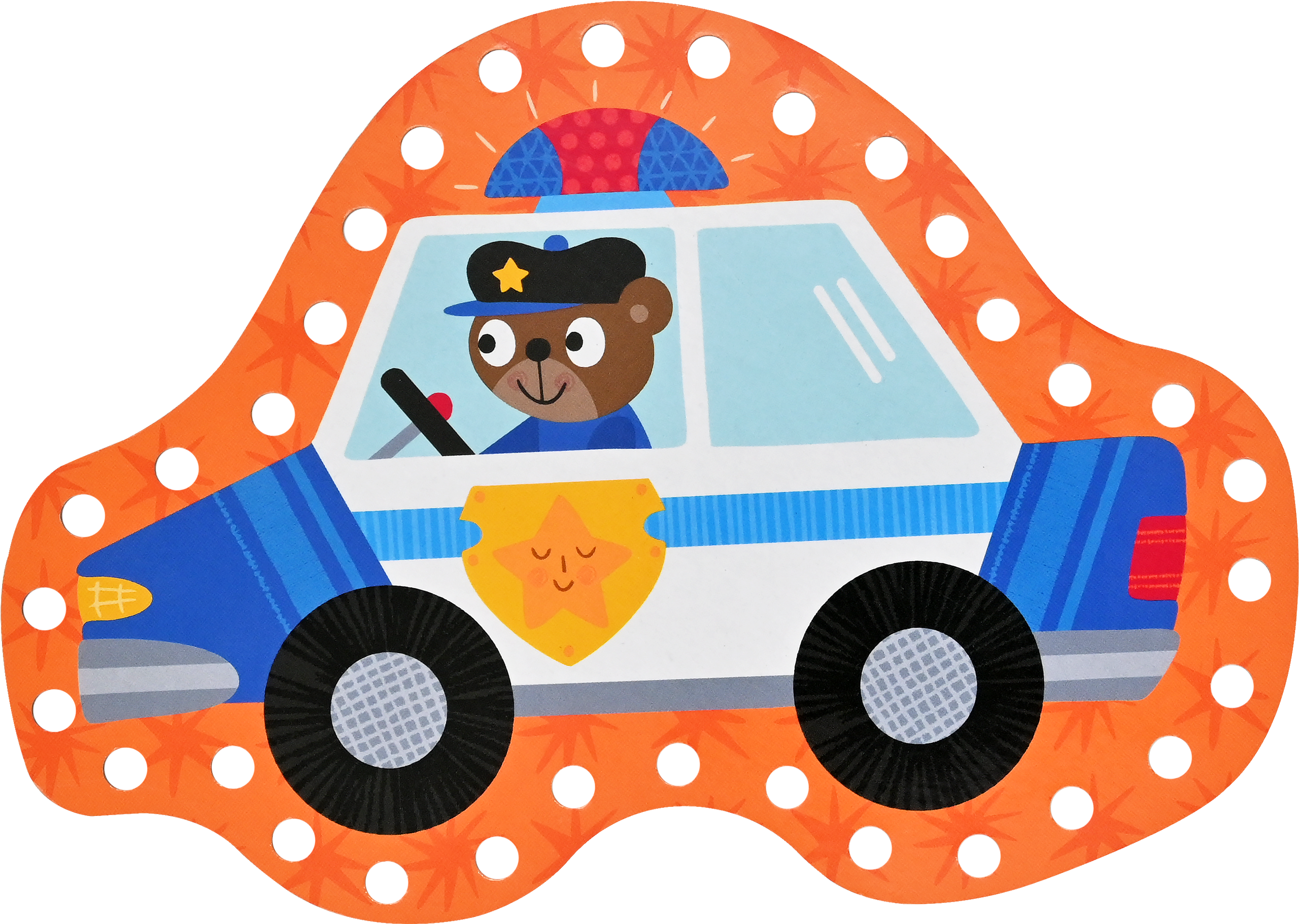 Cars & Trucks Lacing Cards