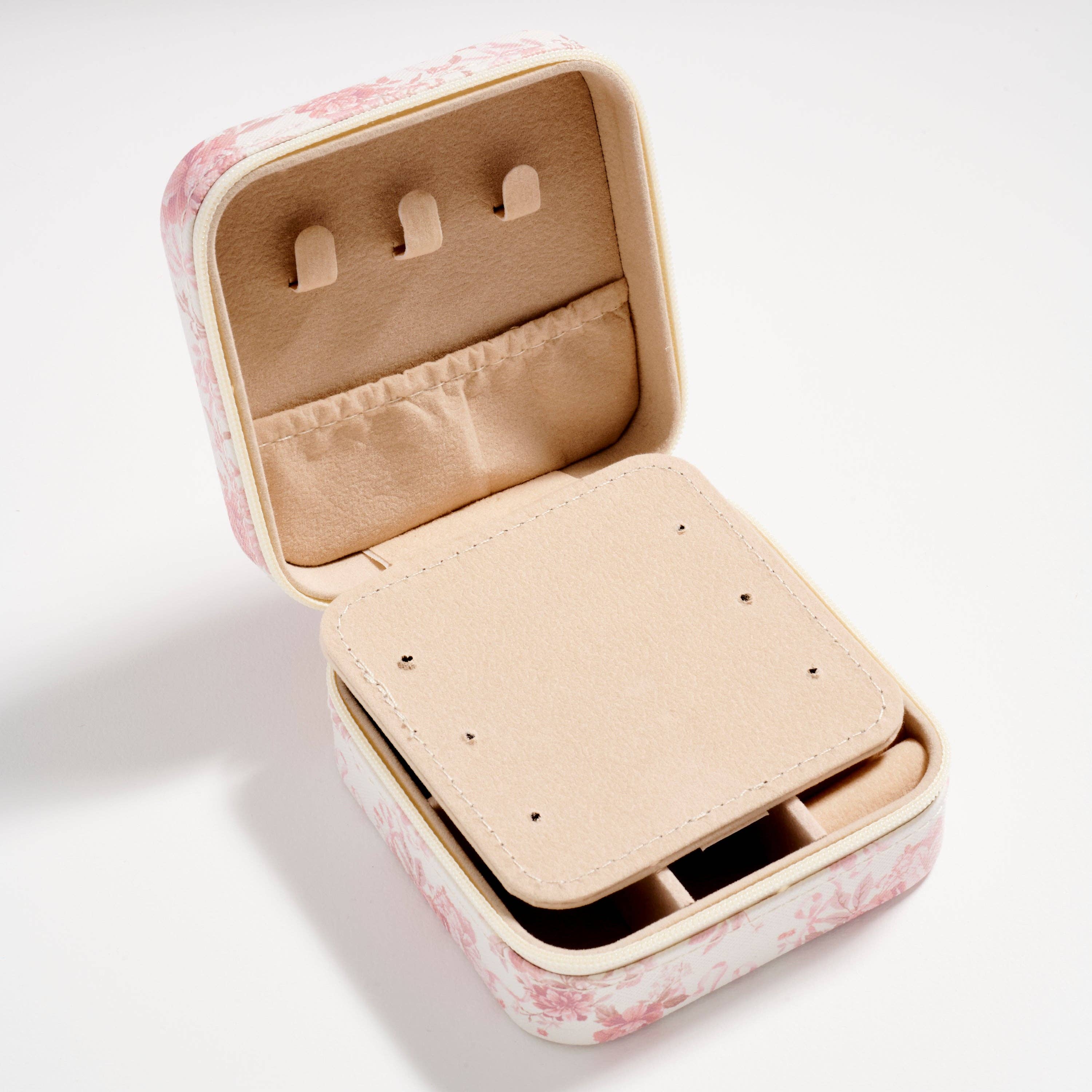 Floral Travel Jewelry Box