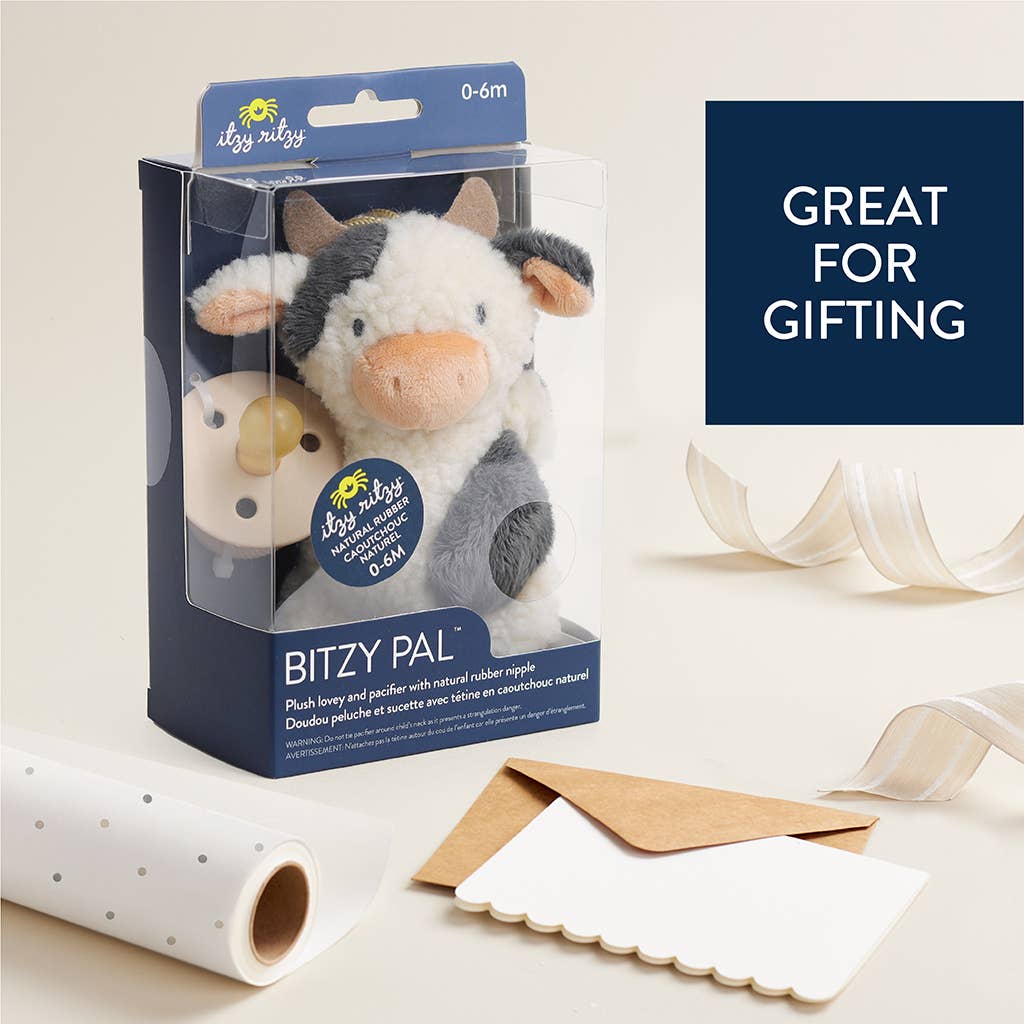 *NEW OPTIONS* Bitzy Pal Natural Rubber Pacifier & Plush