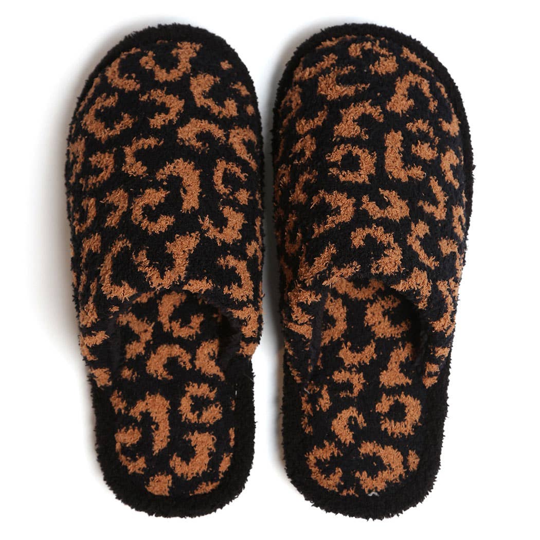 Luxury Soft Leopard Pattern Slipper
