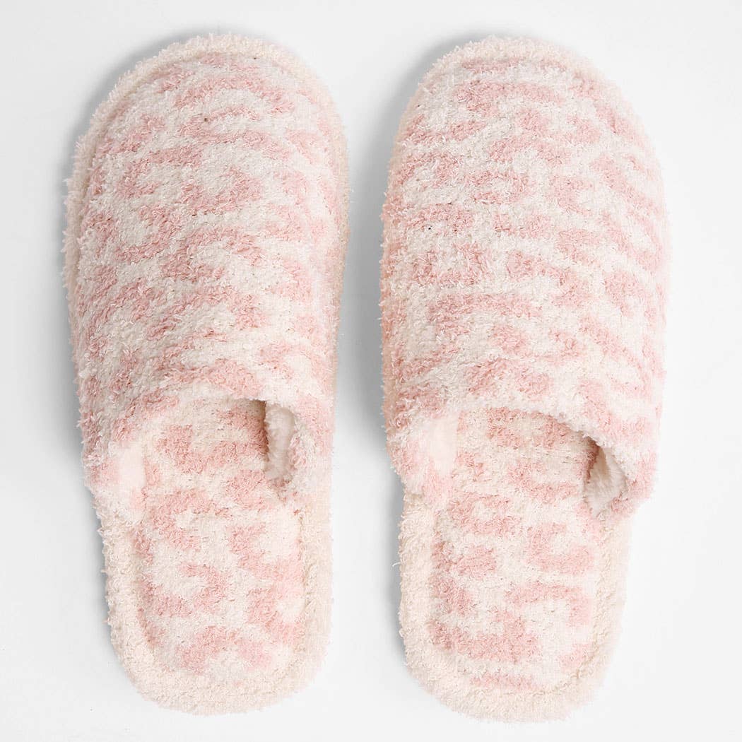 Luxury Soft Leopard Pattern Slipper