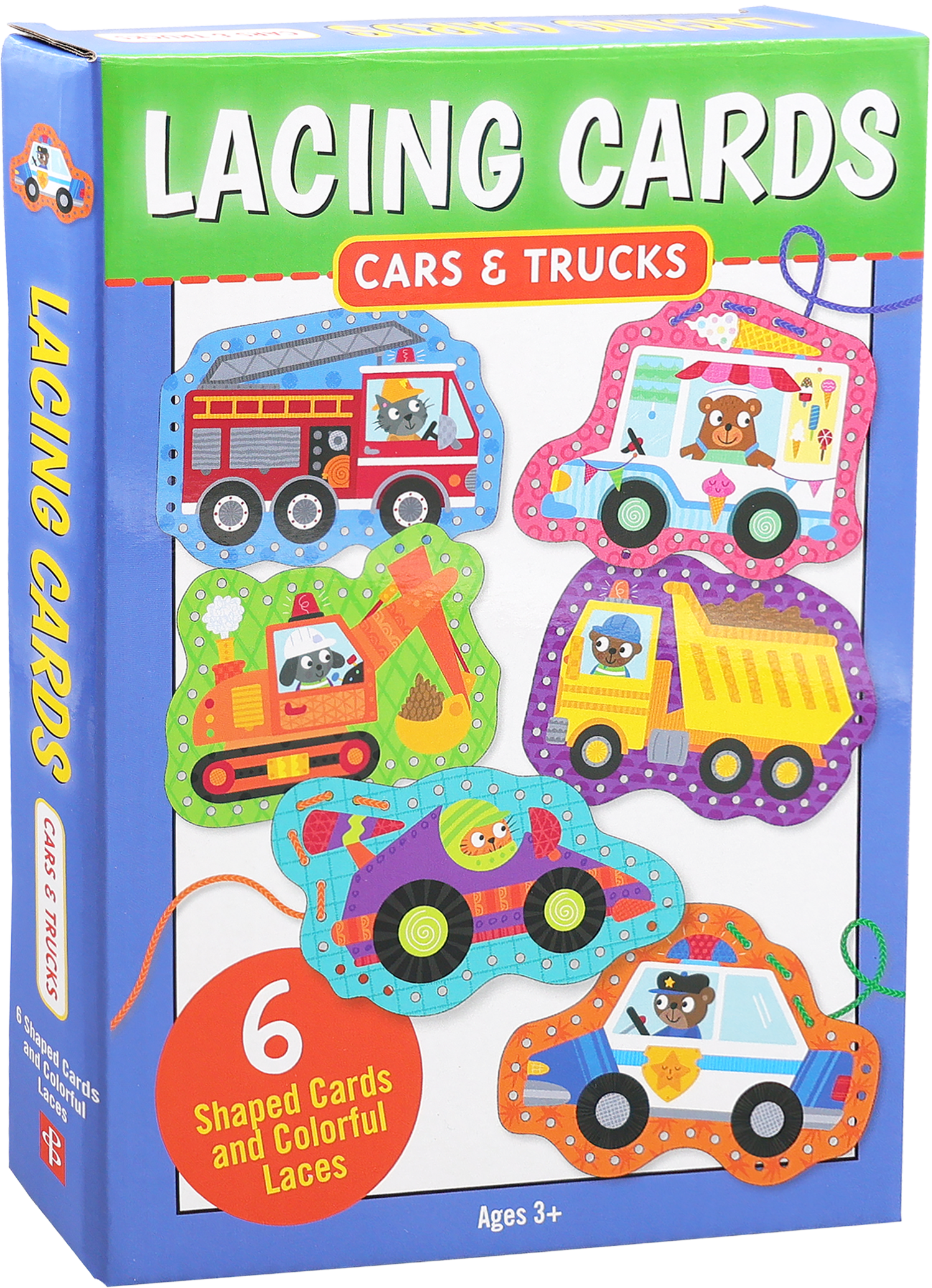 Cars & Trucks Lacing Cards