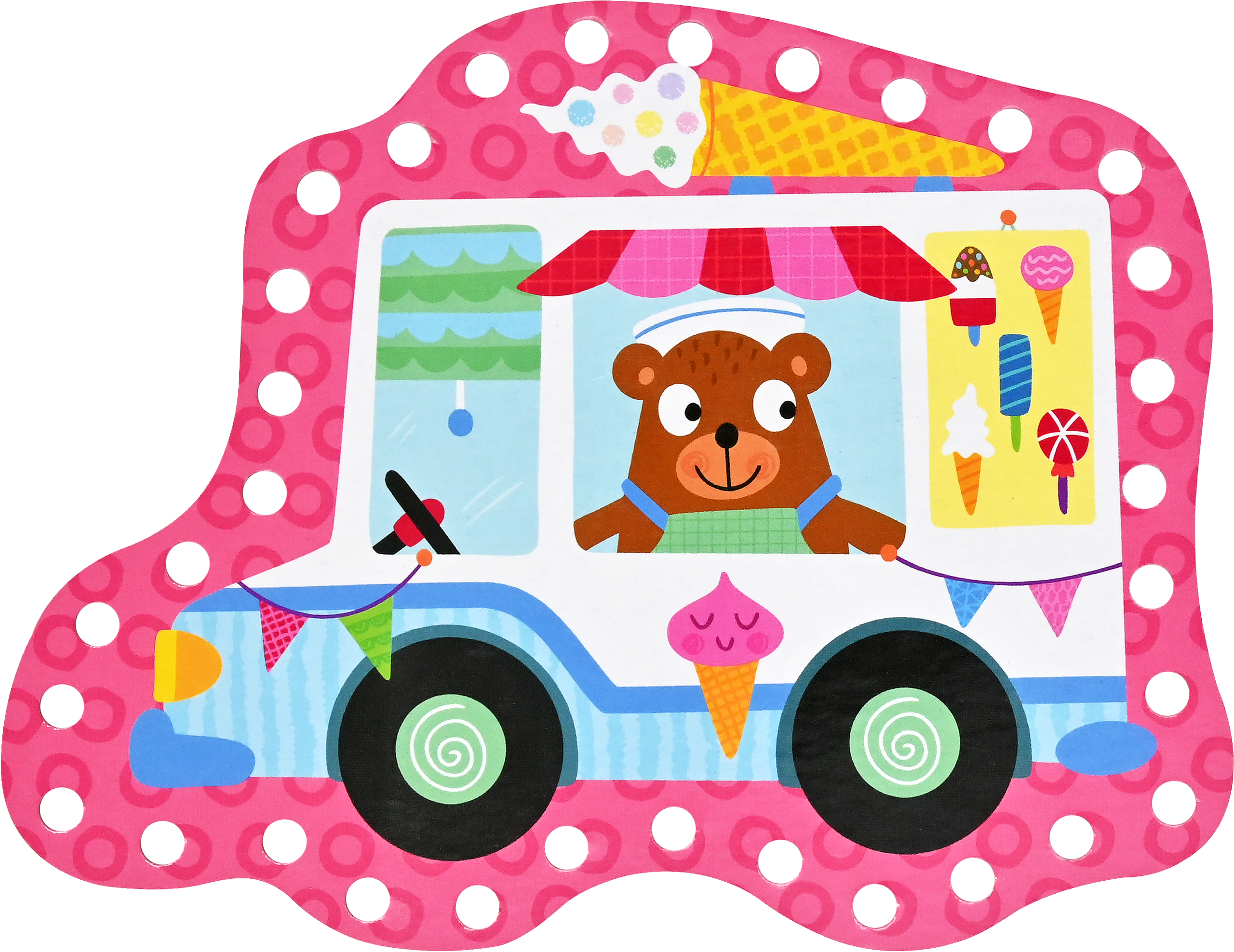 Cars & Trucks Lacing Cards