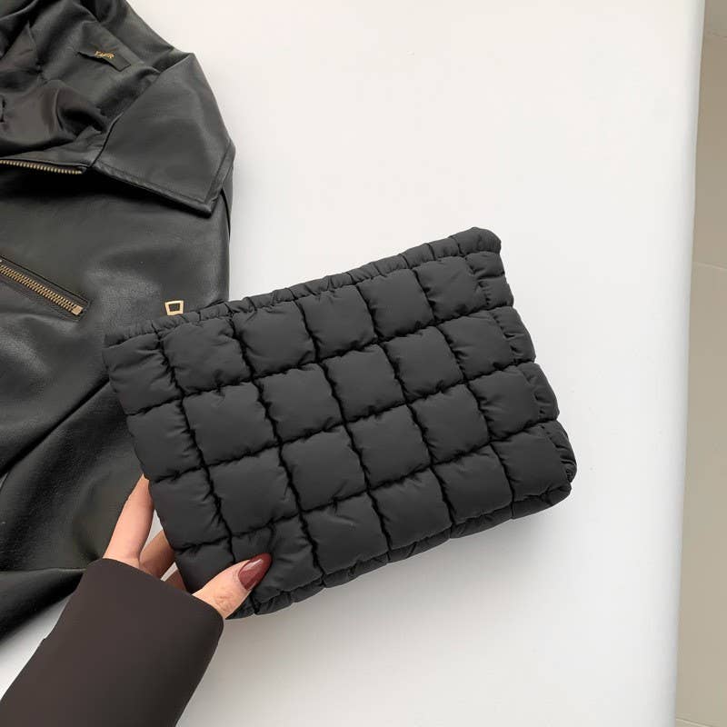 Quilted Puffy Pouch