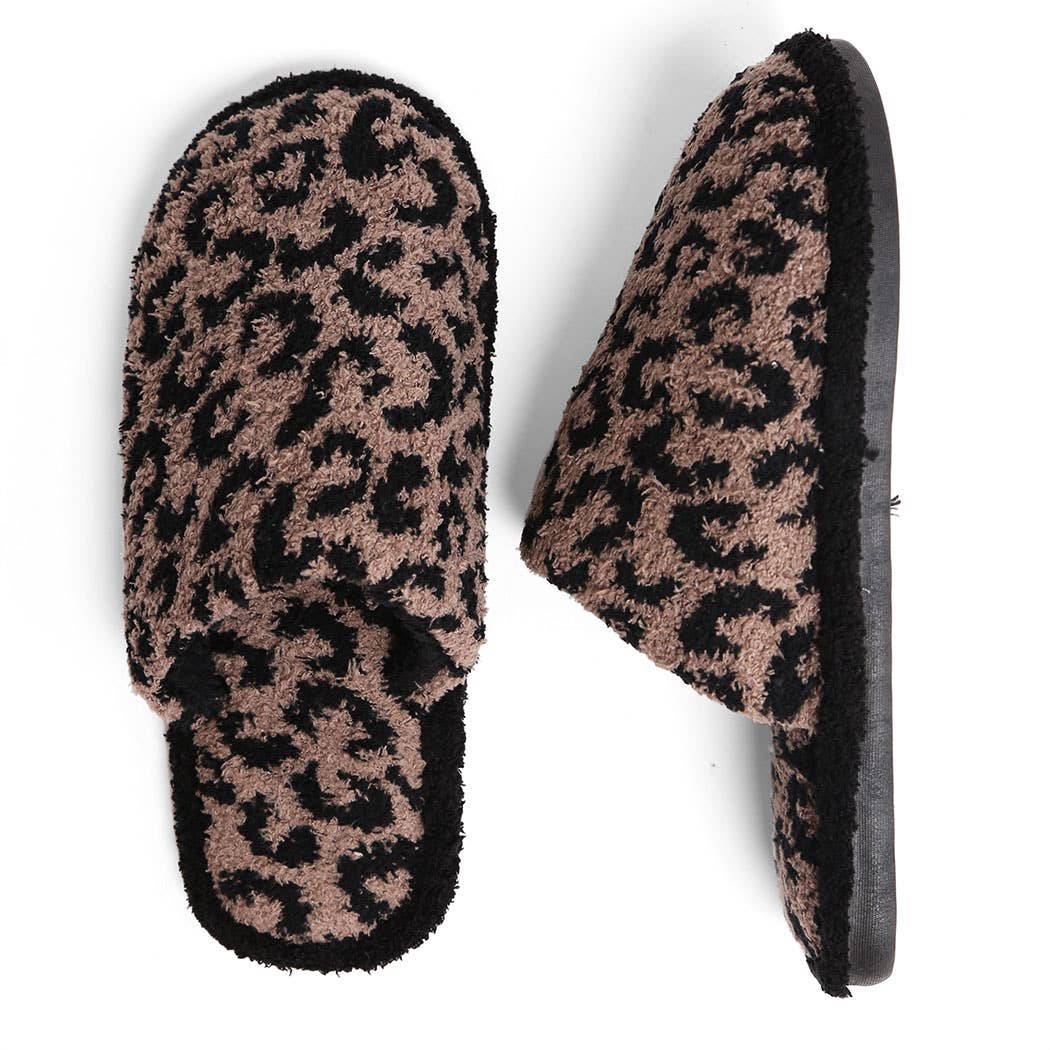 Luxury Soft Leopard Pattern Slipper
