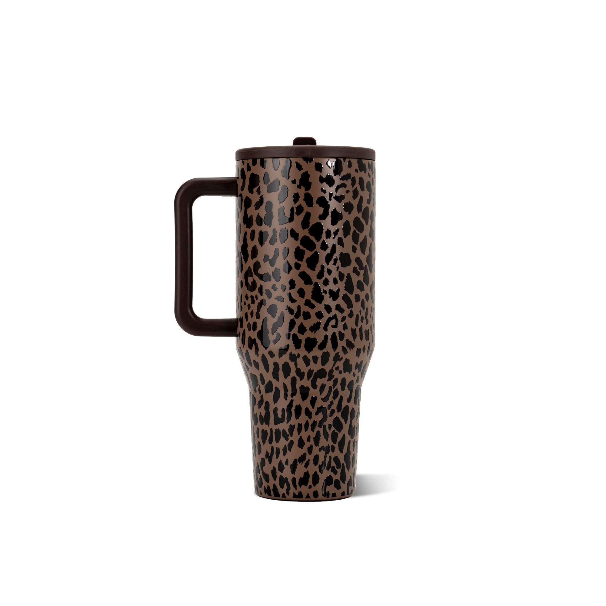 Brown Leopard 32 oz Traveler