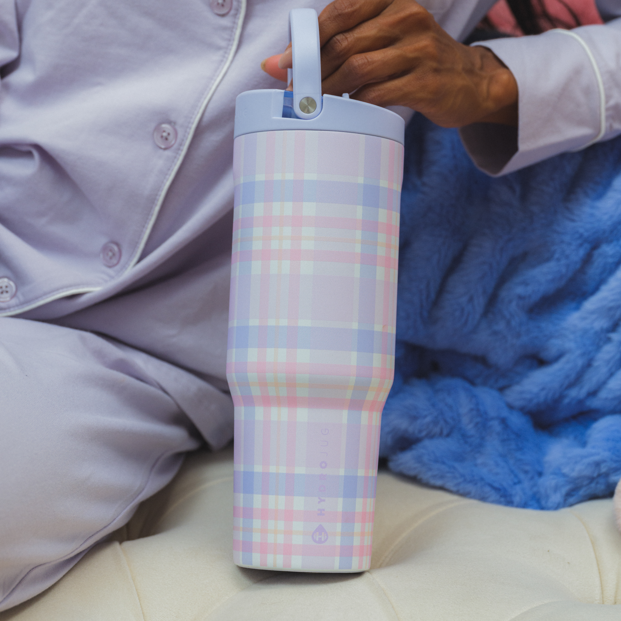 Lavender Dreams HydroJug 40 oz Sport Water Bottle