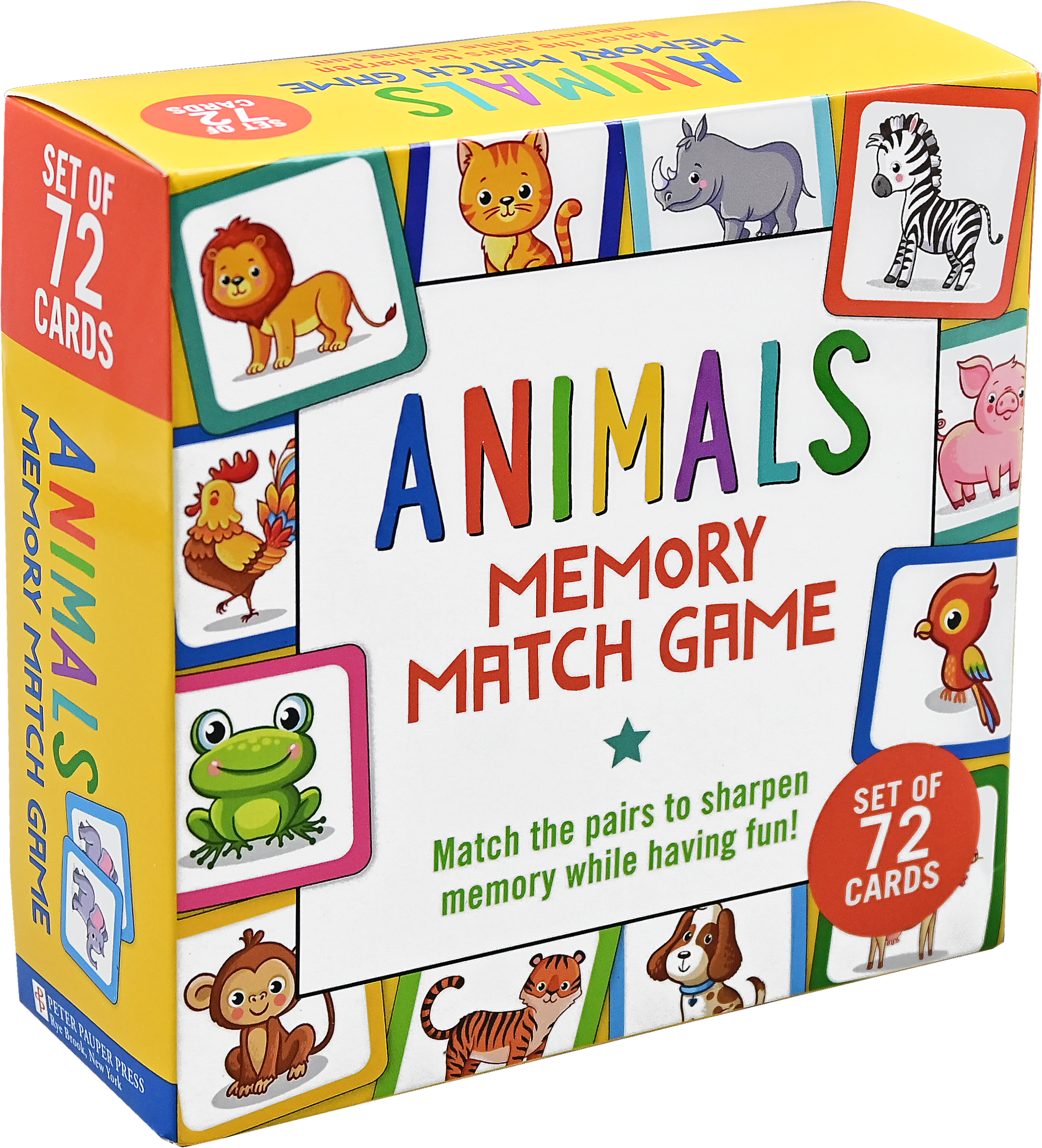 Animals Memory Match Game
