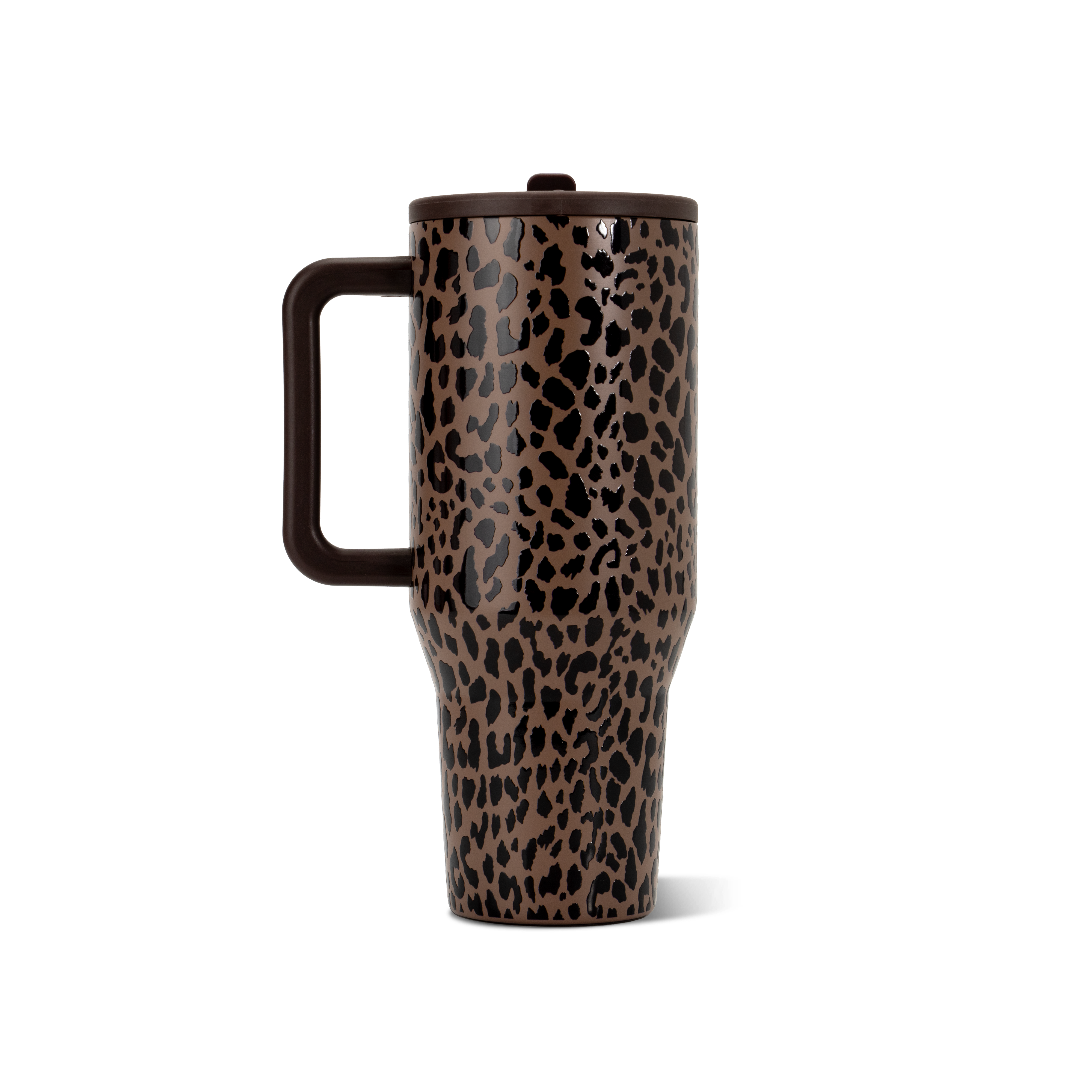 Brown Leopard 40 oz Traveler