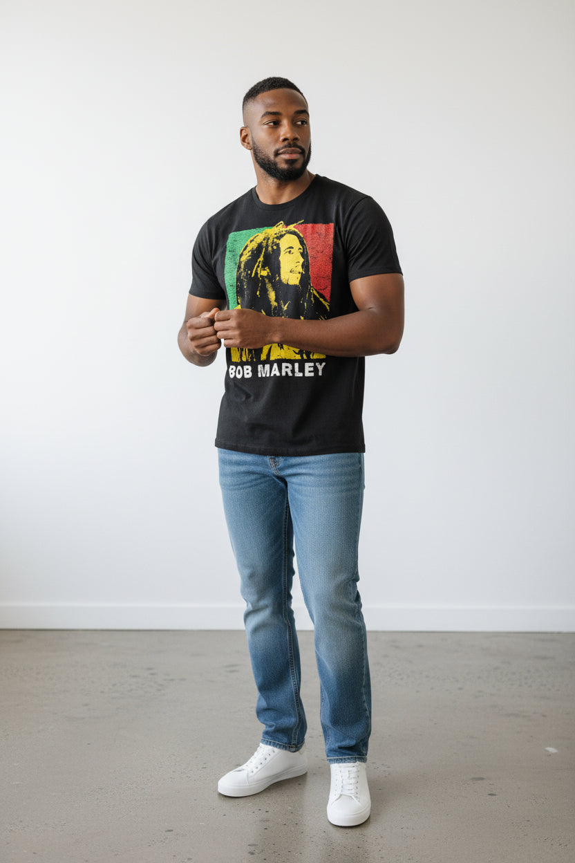 Zion Rootswear Men Bob Marley T-Shirt