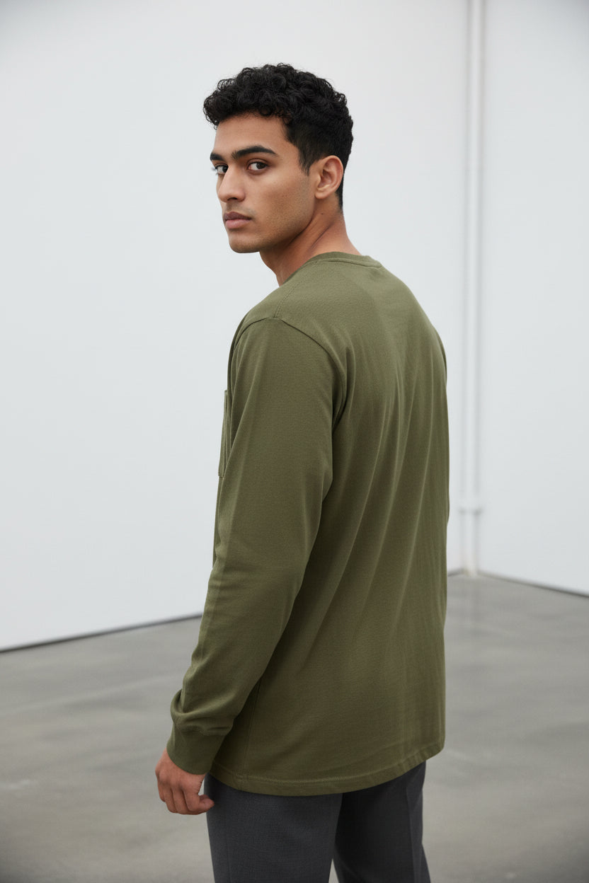 Goodfellow & Co Men Long Sleeve Pocketed Shirt