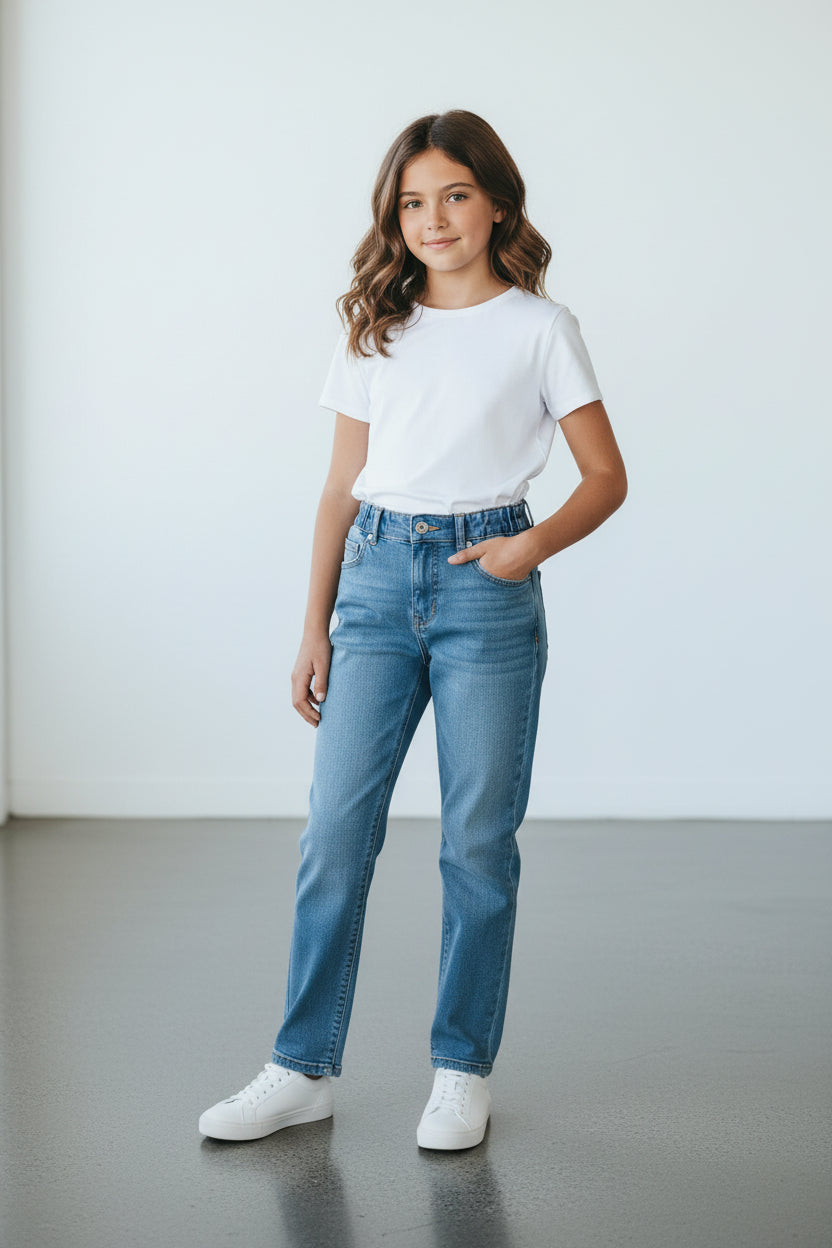Cat & Jack Girl's Mid-Rise Jeans