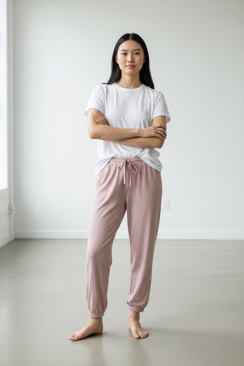 Auden Women Sleepwear Lightweight Pink Pants