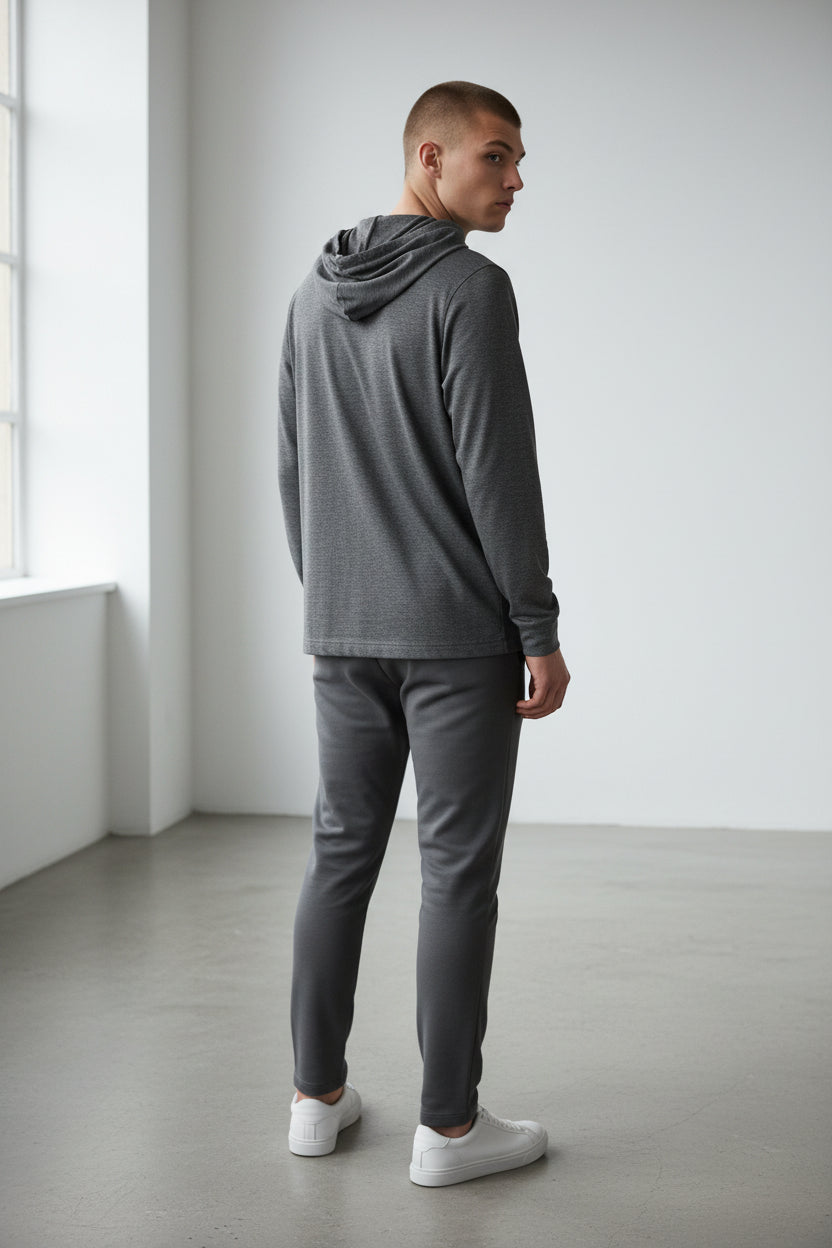 All In Motion Men Soft Stretch Hooded LS