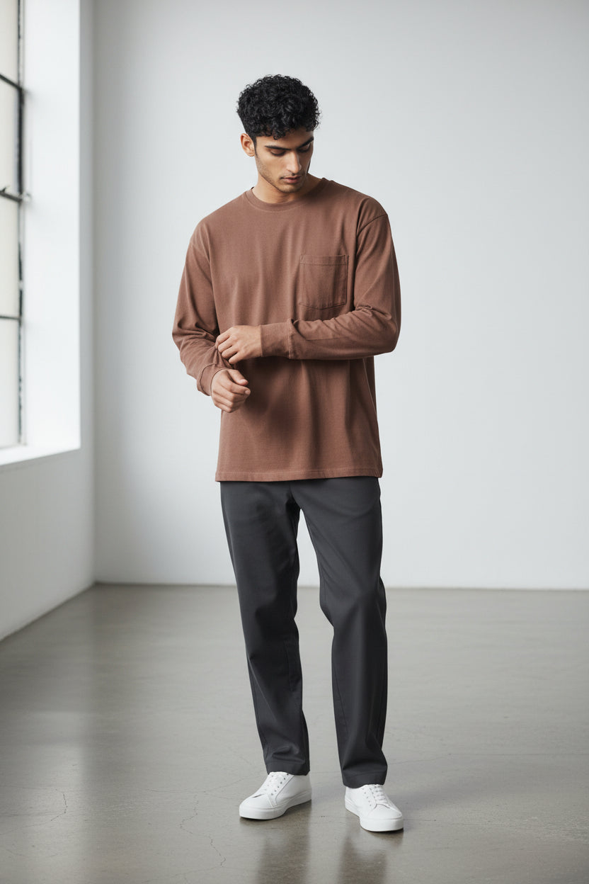 Goodfellow & Co Men Long Sleeve Pocketed Shirt