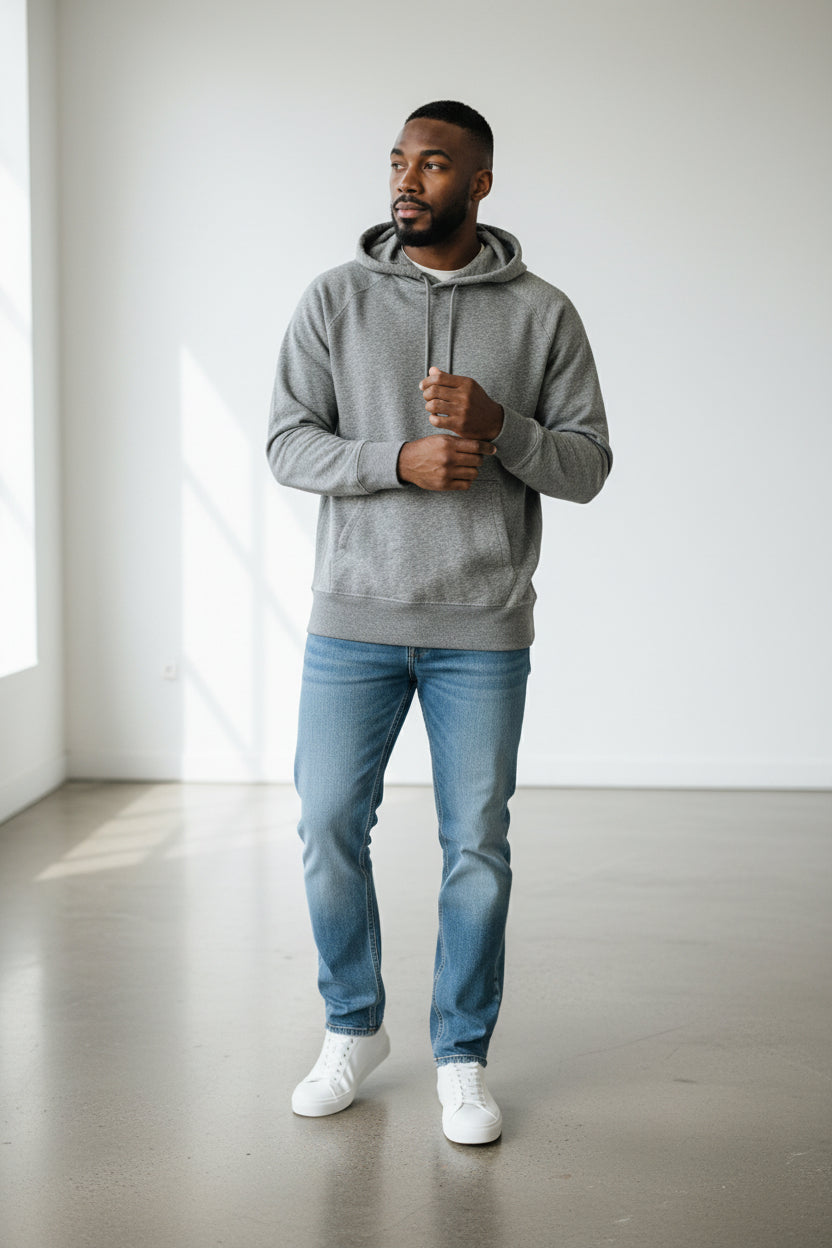 All In Motion Men Cotton Fleece Hoodie