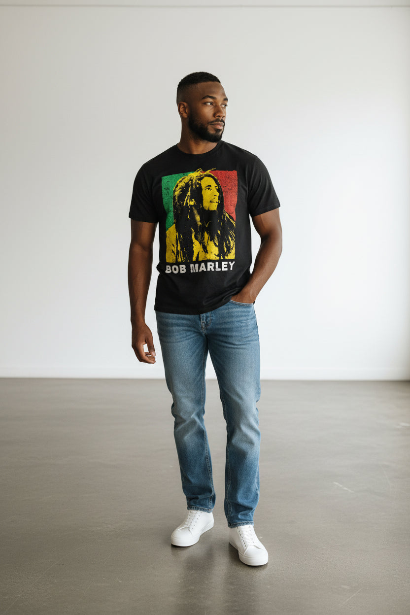 Zion Rootswear Men Bob Marley T-Shirt