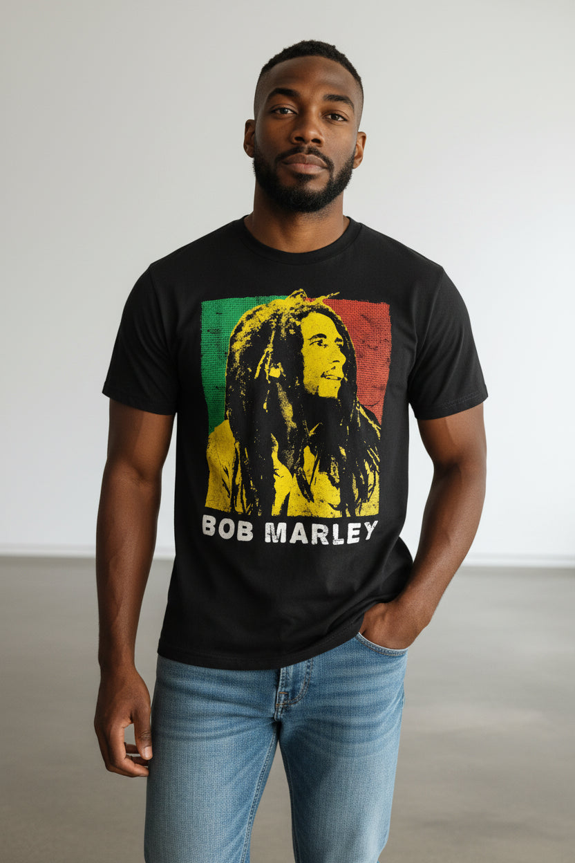 Zion Rootswear Men Bob Marley T-Shirt