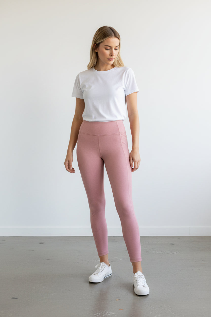 All In Motion Dynamic Flex Pocketed Legging High Rise light pink