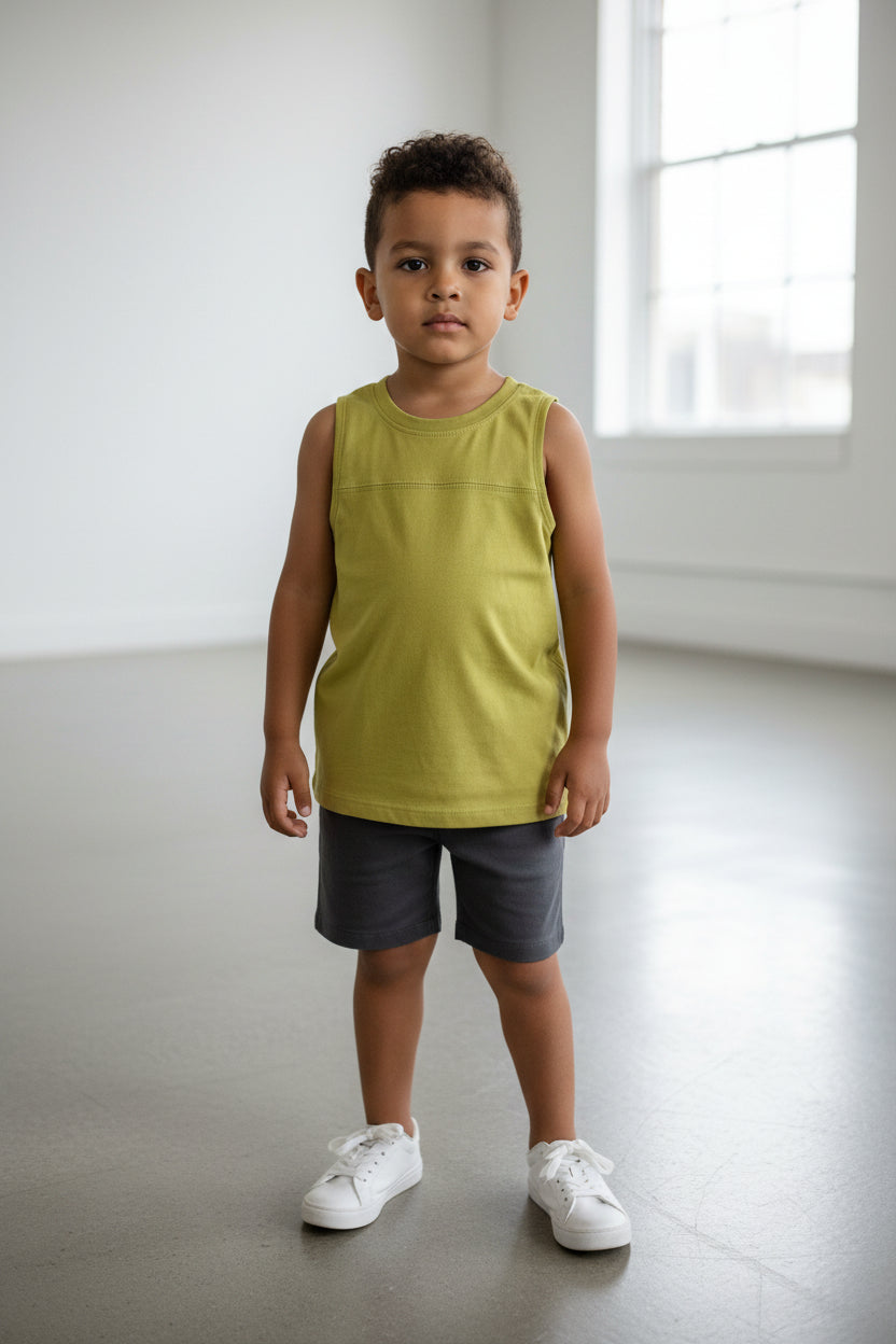 Cat & Jack Toddler Boys Sleeveless Shirt